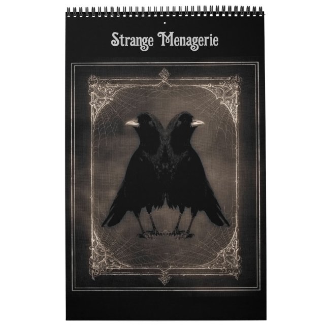 Calendário Estranho de Menagerie (Capa)
