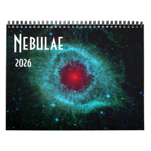 Calendário Estrelas do Universo Nasa Nebulae da Astronomia Es