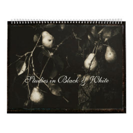 Calendário ~ Estudos em Preto e Branco