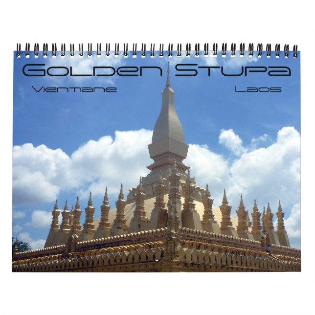 Calendário estupa dourada 2026 (Capa)