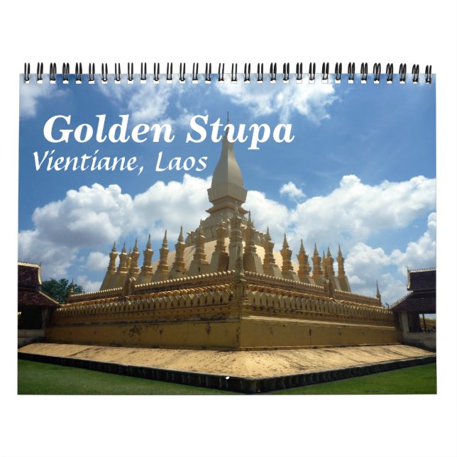 Calendário estupa dourada 2027 (Capa)