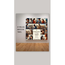 Calendário Eterno de Viagem Cotação Por Pessoas Famosas (Foto