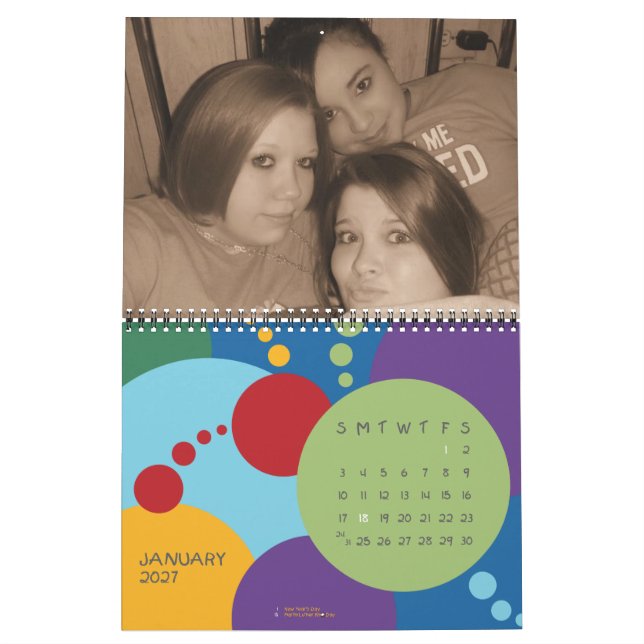 CALENDÁRIO EU E MEUS AMIGOS (Jan 2027)