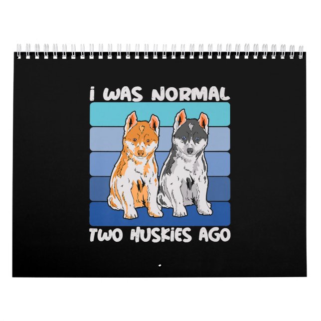 Calendário Eu Era Normal Há Dois Roucos | Cão Shiba (Capa)