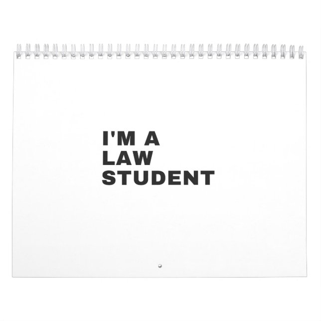 CALENDÁRIO EU SOU UM ESTUDANTE DE DIREITO (Capa)