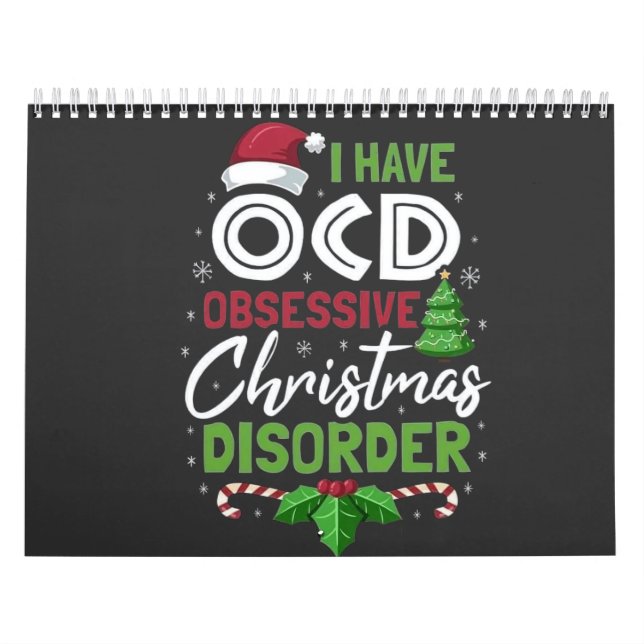 Calendário Eu Tenho Uma Dose De Natal Obsessiva Xmas (Capa)