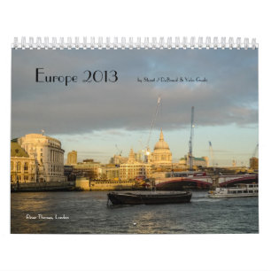 Calendário Europa 2013 por Stuart J DuBreuil & Yoko Gushi