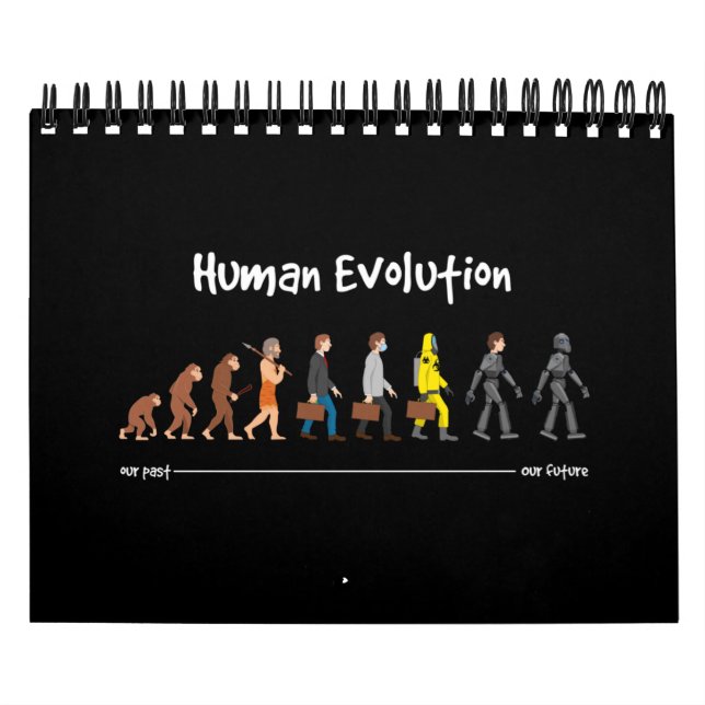 Calendário Evolução - um futuro robótico (Capa)
