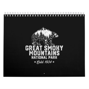 Calendário Excelente Montanha Enfumaçado Parque Nacional Urs