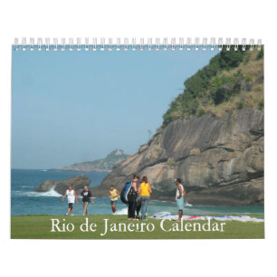 Calendário exclusivo das imagens de Rio de Janeir