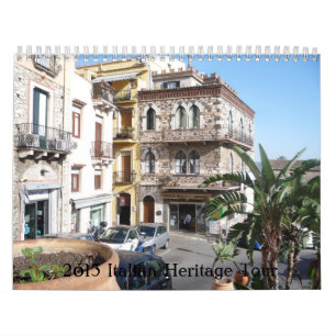 Calendário Excursão da herança de 2013 italianos