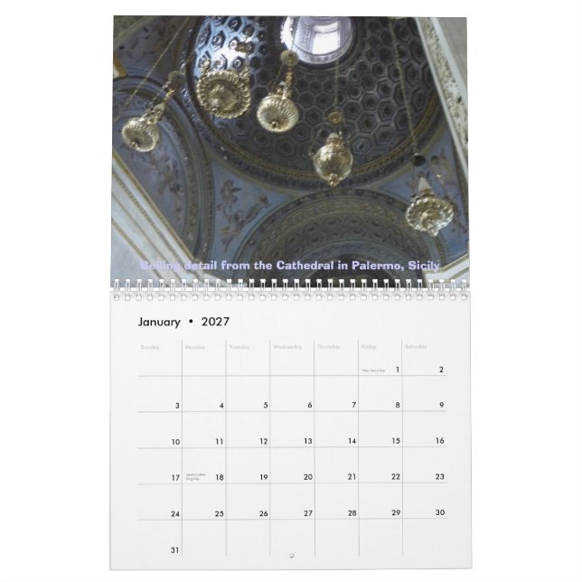 Calendário Excursão da herança de 2013 italianos (Jan 2027)