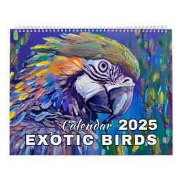Calendário Exotic Birds