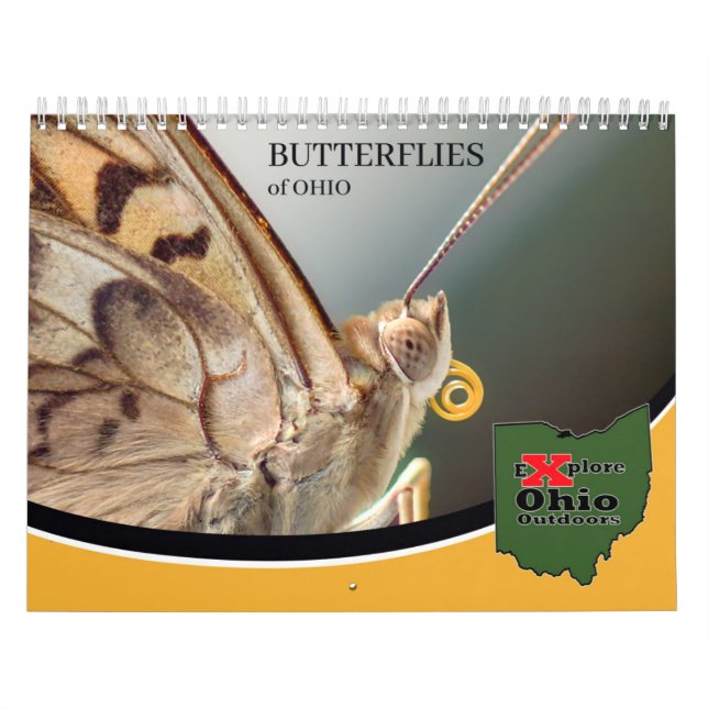 Calendário Explorar borboletas do Ohio no exterior (Capa)