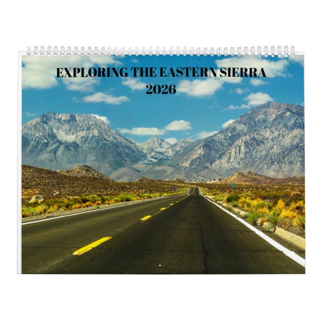 Calendário Exploring the Eastern Sierra 2026 | Photography (Capa)