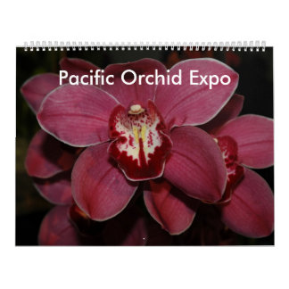 Calendário Expo pacífica da orquídea