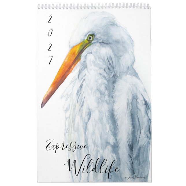 Calendário Expressivo da Vida Selvagem (Capa)