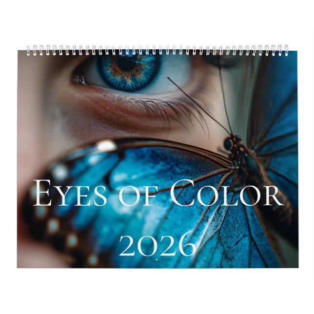 Calendário Eyes of Color 2026 Calendar (Capa)