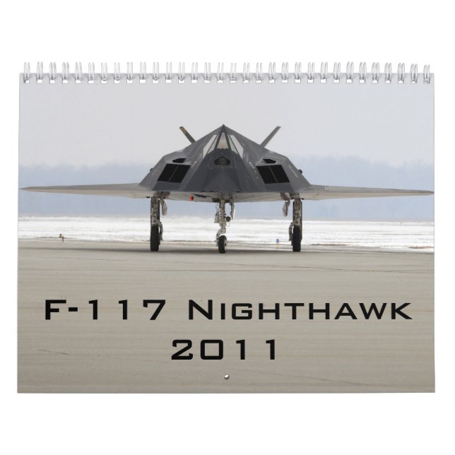 Calendário F-117 Noite de 2011 (Capa)