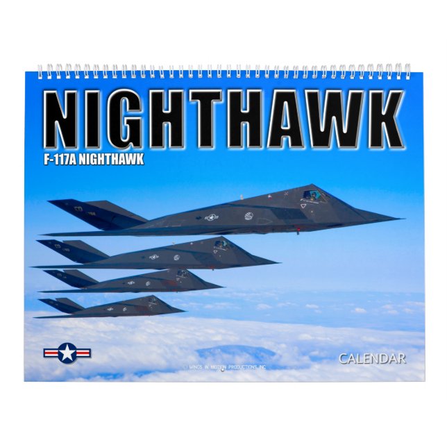 CALENDÁRIO F-117A NIGHTHAWK (Capa)
