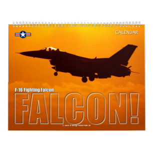 CALENDÁRIO F-16 FALCÃO DE LUTA