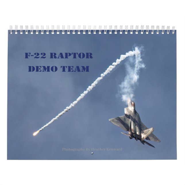 Calendário F-22 Raptor Calendar (Capa)