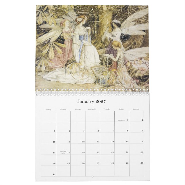 Calendário Fabuloso para 2011 (Jan 2027)