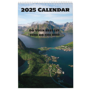 Calendário Faça o seu melhor, deixe o tempo fazer o resto 202