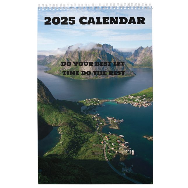 Calendário Faça o seu melhor, deixe o tempo fazer o resto 202 (Capa)