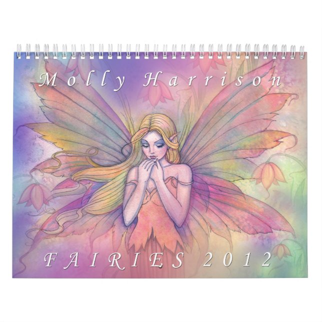 Calendário Fada de 2012 por Molly Harrison (Capa)