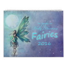 Calendário Fada de 2016 por Molly Harrison Fantasy