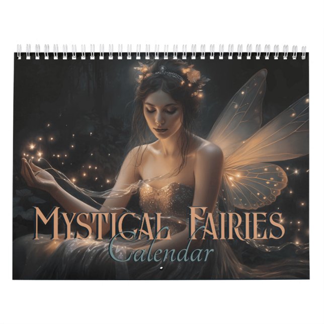 Calendário Fada Mística Fantasia Mulheres 2024 (Capa)
