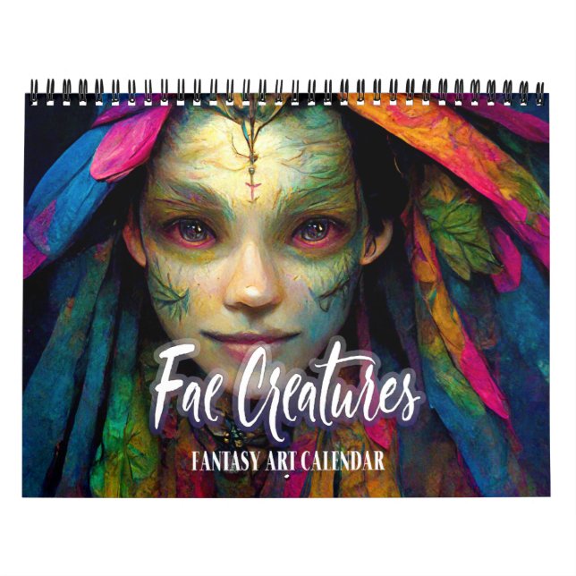 Calendário Fae Creatures Fantasy Art Calendar 2026 (Capa)