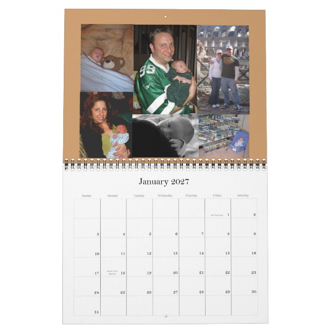 Calendário Família 2010 de Weiss (Jan 2027)