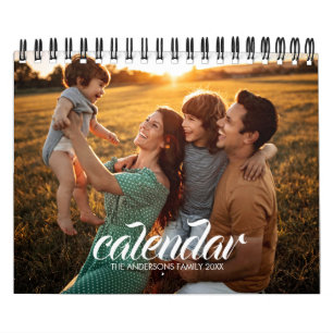 Calendário Familiar Personalizado 2026 Moderno Cri