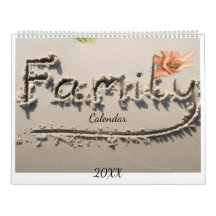 Family Custom Calendar