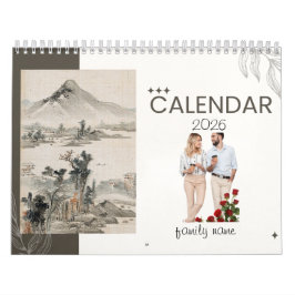 Calendário Family Customisable Calendar