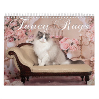 Calendário Fancy Rags de 12 meses