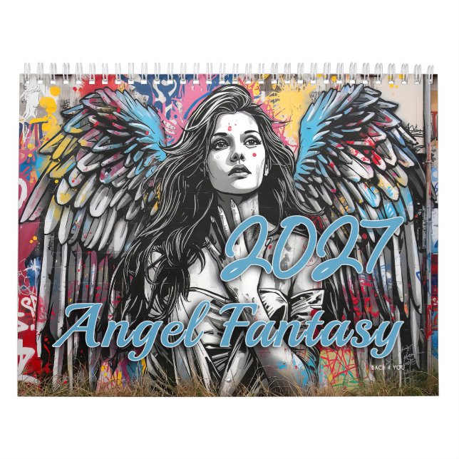 Calendário Fantasia Angelical 2027 (Capa)