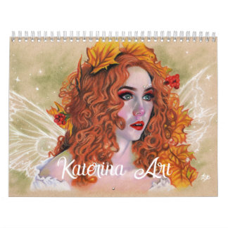 Calendário Fantasia Art Calendar 2025 Katerina Art
