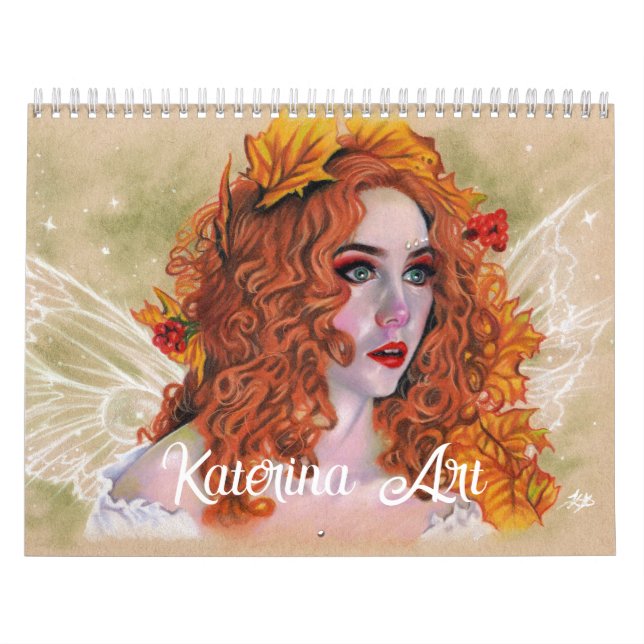 Calendário Fantasia Art Calendar 2025 Katerina Art (Capa)