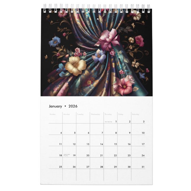 Calendário Fantasias Silky (Jan 2026)