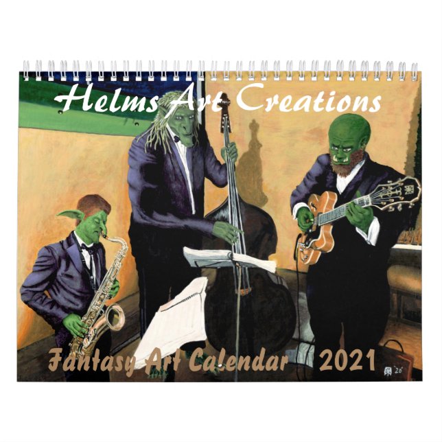 Calendário Fantasy Art 2021 (Capa)