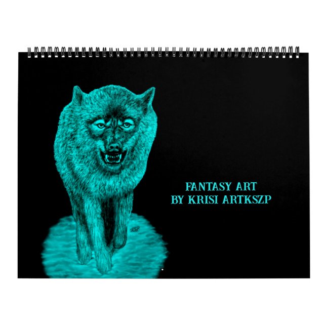 Calendário Fantasy Art de Krisi ArtKSZP (Capa)