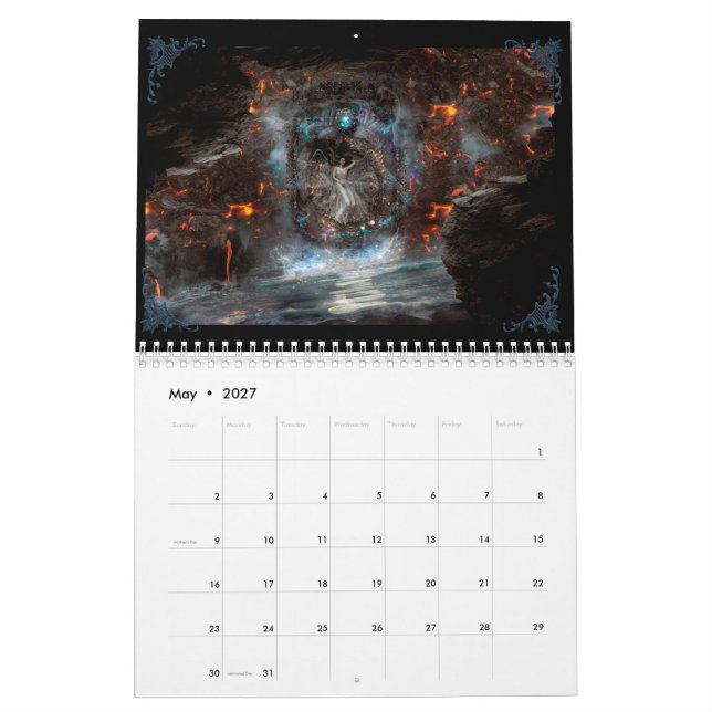 Calendário fantasy calendar starscoldnight (Maio 2027)
