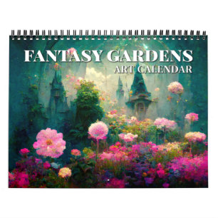 Calendário Fantasy Gardens Calendar 2026