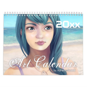 Calendário Fantasy Girls 20XX Digital Art