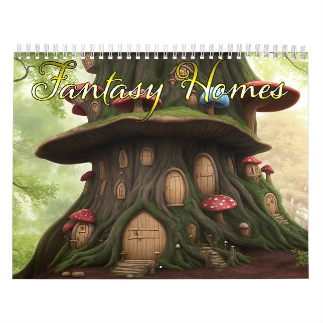 Calendário Fantasy Homes (Capa)