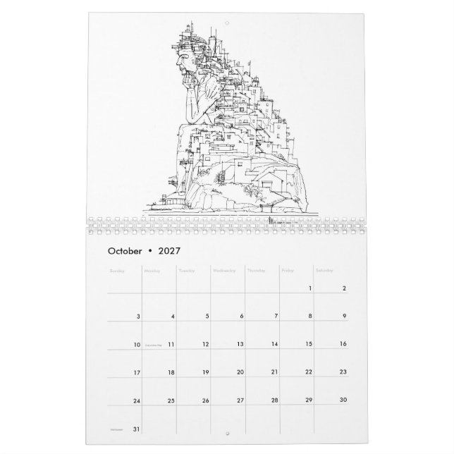 Calendário Fantasy Landscapes (Out 2027)
