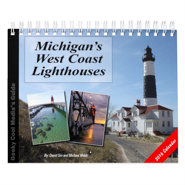 Calendário Faróis da costa oeste de Michigan (Capa)